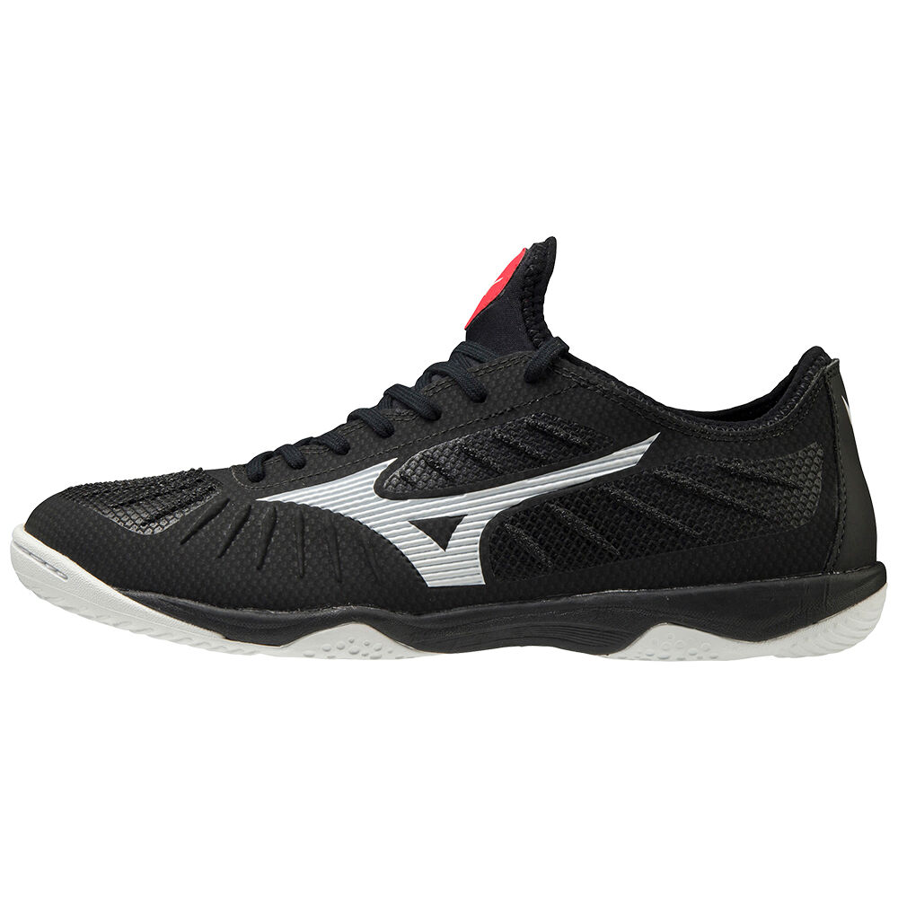 Zapatos De Futbol Mizuno Rebula Sala Elite Indoor Hombre Negras/Blancas Ofertas MSRK-26371